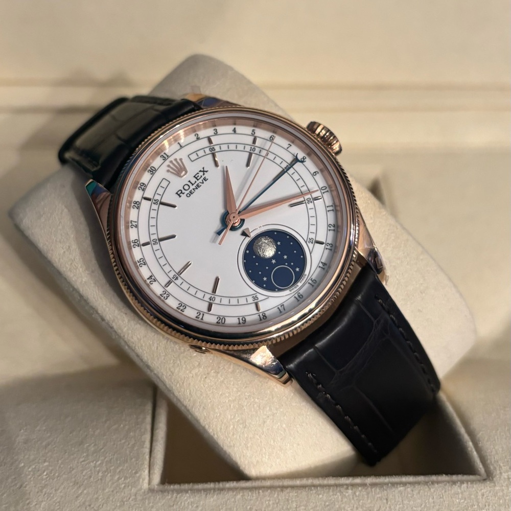 Rolex Cellini moon phase 55035 2019 with card